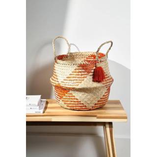 👉 Terracotta One Size multi Sass & Belle Flannel Basket,