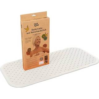👉 Badmat wit rubber FAIR ZONE - Pearl White 4260365858562
