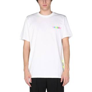 👉 Print T-shirt wit XL mannen Smile Barrow , Heren