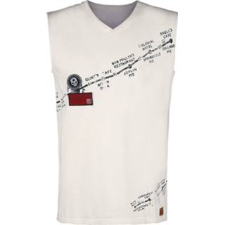 👉 Tanktop wit mannen m Rock Rebel by EMP - X Route 66 Weißes Tank Top mit Print 4064854435940