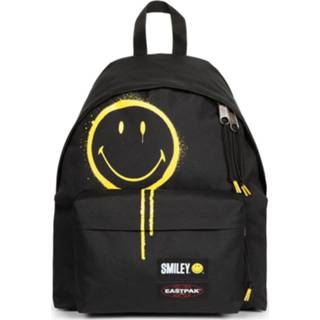 👉 Rugtas zwart unisex hoofdmateriaa polyester Eastpak - PADDED PAK'R Smiley Graffiti Black