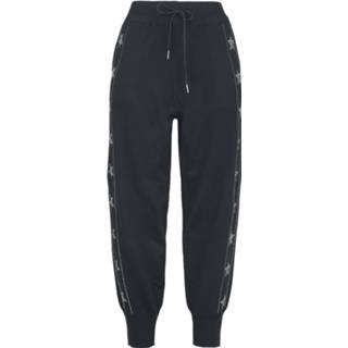 👉 Trainingsbroek zwart vrouwen Been stij Strak QED London - Embellished Star And Stripe Cuffed Jogger Trainingsbroeken 4064854614451