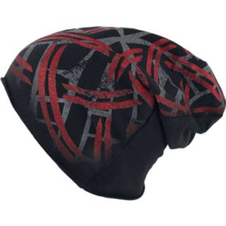 👉 Beanie zwart unisex symbolen Outer Vision - Viking Blood 4064854696013