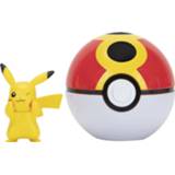 Actiefiguur unisex Hoofdmateriaa PVC meerkleurig Pokémon - Clip'n'Go Poké Balls Pikachu #8 & Wiederball 191726382089