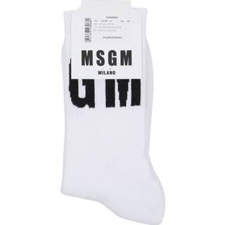 👉 Sock wit onesize mannen Socks Msgm , Heren