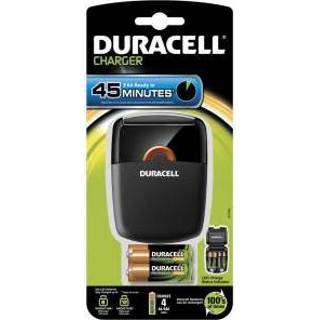 👉 Duracell 45 minuten Snellader + 4 batterijen (2xAA 2xAAA)