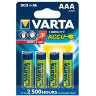 👉 4 x AAA Varta Ready to use batterijen - 800mAh