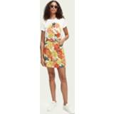 👉 Minirok multicolour vrouwen skirts XS Scotch & Soda A-lijn high-rise met print 8719029776392