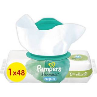 👉 Pamper Pampers - Harmonie Aqua Billendoekjes 48 doekjes 1 x 8006540458563