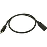 👉 Zwart Cliff USB-kabel USB-C bus, stekker 0.5 m 2050007261582