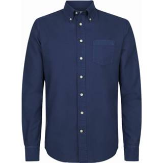 Herenoverhemd mannen m blauw LM Profuomo Casual Heren Overhemd 8719064517752