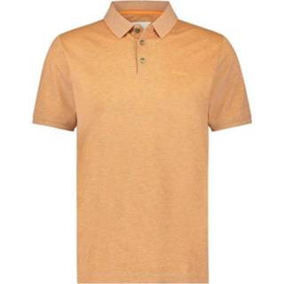 👉 Poloshirt oranje s mannen Oxford State of Art , Heren