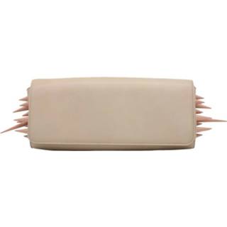 👉 Clutch beige leather onesize vrouwen Marquise Spike in Christian Louboutin Pre-owned , Dames