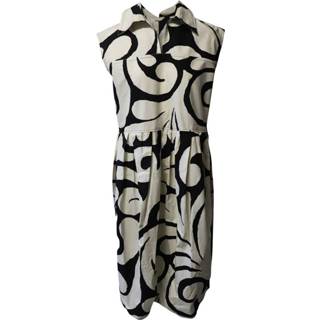 👉 Sleeveless wit vrouwen Abstract Pattern Dress Marni Pre-owned , Dames