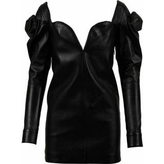 👉 Bustier zwart leather vrouwen Mini Dress Saint Laurent , Dames