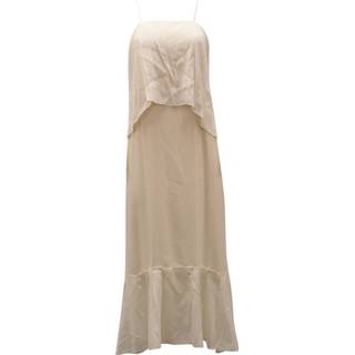 👉 Maxi dres beige s vrouwen Tiered Loungewear Dress Diane von Furstenberg Pre-owned , Dames