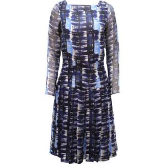 👉 Longsleeve blauw vrouwen Long-Sleeve Dress Oscar De La Renta Pre-owned , Dames