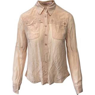 👉 Hemd beige zijde vrouwen Zijden See by Chloé Pre-owned , Dames