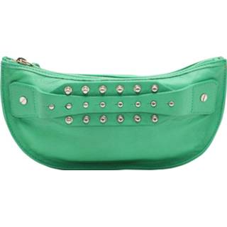 👉 Clutch groen onesize vrouwen Studded Hand Strap Alexander McQueen Pre-owned , Dames