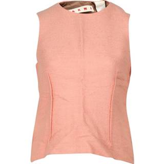 👉 Sleeveless roze vrouwen Top Wool Marni Pre-owned , Dames