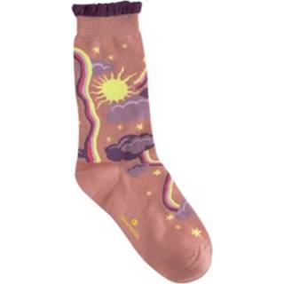 👉 Sock bruin onesize vrouwen Rainbow Sky Socks Maanesten , Dames