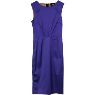 👉 Sleeveless paars vrouwen Sheath Dress in Satin Dolce & Gabbana Pre-owned , Dames