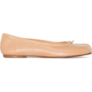 👉 Ballerina's beige leather vrouwen Tabi Ballerina Vintage Soft Maison Margiela , Dames