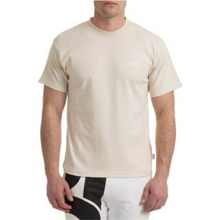 👉 Short sleeve beige m mannen t-shirt crew neckline Gcds , Heren 630835831342