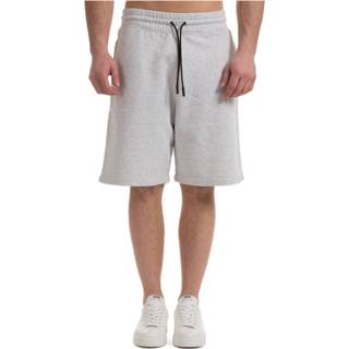 👉 Bermuda grijs m mannen shorts pantaloncini men's cross Marcelo Burlon , Heren 8058841334176