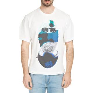 👉 Short sleeve wit l mannen Men's t-shirt crew neckline jumper Mask On IH NOM UH NIT , Heren