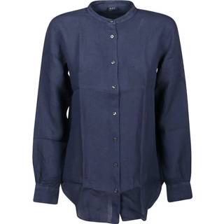 👉 Shirt lange mouw blauw l vrouwen Long Sleeve Fay , Dames