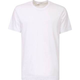 👉 Print T-shirt wit l mannen Logo Comme des Garçons , Heren