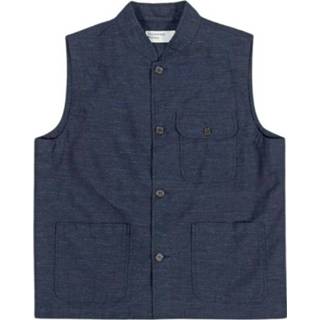 👉 Blauw l mannen Battleman waistcoat Universal Works , Heren