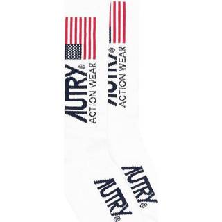 👉 Sock wit l mannen Socks Autry , Heren