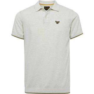 👉 Short sleeve grijs XL mannen polo structure PME Legend , Heren