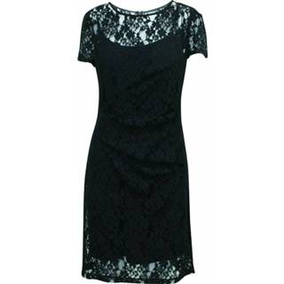 👉 Short sleeve zwart vrouwen Lace Dress Dkny Pre-owned , Dames