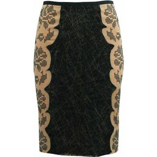 👉 Pencil zwart onesize vrouwen Pre-owned Skirt With Embellishments Bottega Veneta Vintage , Dames