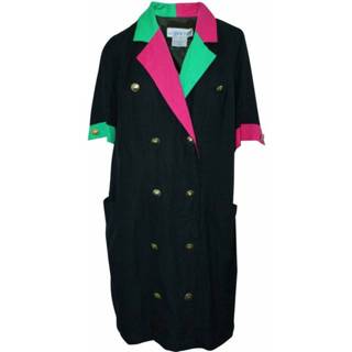 👉 Short sleeve zwart vrouwen Dress With Buttons Givenchy Pre-owned , Dames