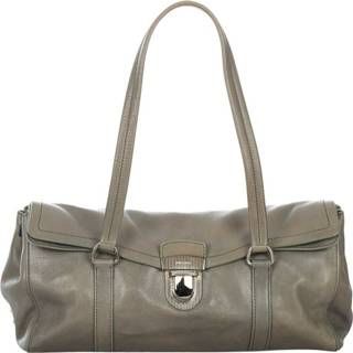 👉 Schoudertas grijs leather onesize vrouwen Pre owned Easy Shoulder Bag Prada Vintage , Dames