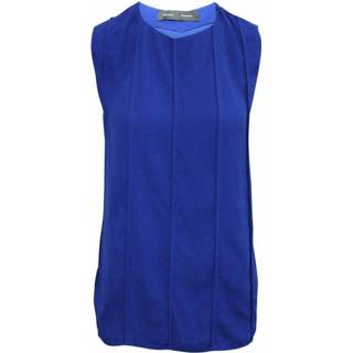 👉 Sleeveless blauw vrouwen Pre-owned Pleated Top Proenza Schouler Vintage , Dames
