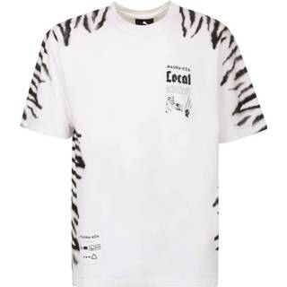 👉 Print T-shirt wit l mannen Tiger Mauna Kea , Heren