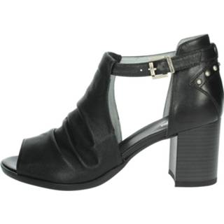 👉 Zwart vrouwen E010255D Stivaletti tacco Nerogiardini , Dames 8058337933265