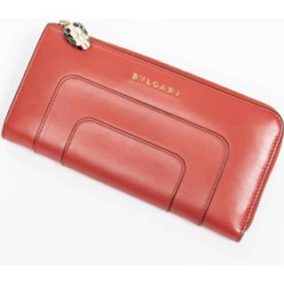 👉 Portemonnee rood onesize vrouwen Serpenti Forever met lange rits Bvlgari Vintage , Dames