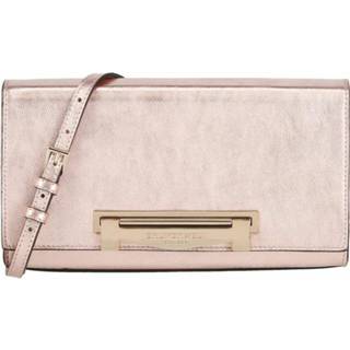 👉 Clutch roze leather onesize vrouwen Block Smooth Convertible Bruno Magli , Dames