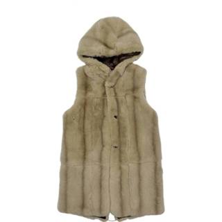 👉 Gilet vrouwen bruin Reversible Midi Yeti Mr&Mrs Italy , Dames 9059594009921