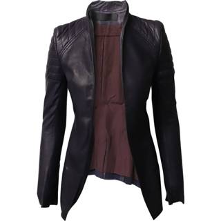 👉 Biker jacket paars leather vrouwen Padded in Haider Ackermann Pre-owned , Dames