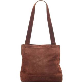 👉 Draagtas bruin onesize vrouwen Suède Chanel Vintage , Dames