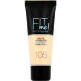 👉 Active Maybelline Fit Me Matte and Poreless Foundation 105 Natural Ivory 3600531324483
