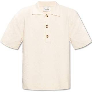 👉 Poloshirt beige XL mannen Tallis polo shirt Nanushka , Heren