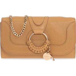 👉 Portemonnee bruin onesize vrouwen Hana wallet with chain See by Chloé , Dames 7613386131676
